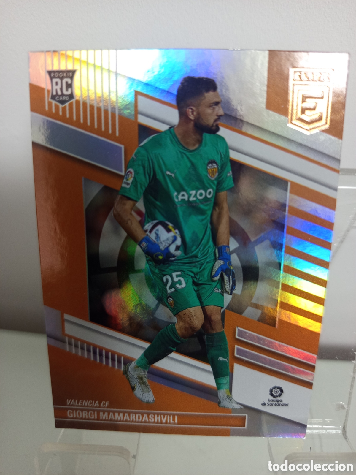 Football Stickers: ❇️ CROMO ⚽ CARD MAMARDASHVILI VALENCIA 222 22 23 2022 2023 ROOKIE CARD ELITE DONRUSS ❇️