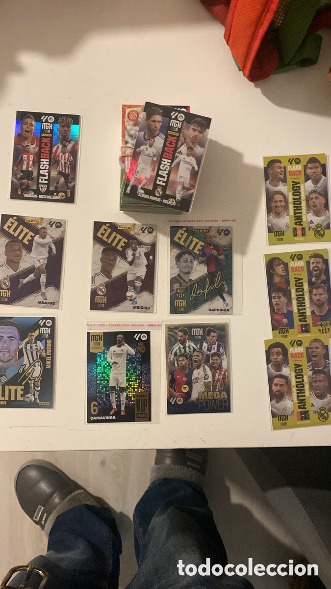 Cromos de F&uacute;tbol: Lote Megacracks Panini MGK 2025-26 | Elite, Flashback, Anthology, Mega Power, VIP Power