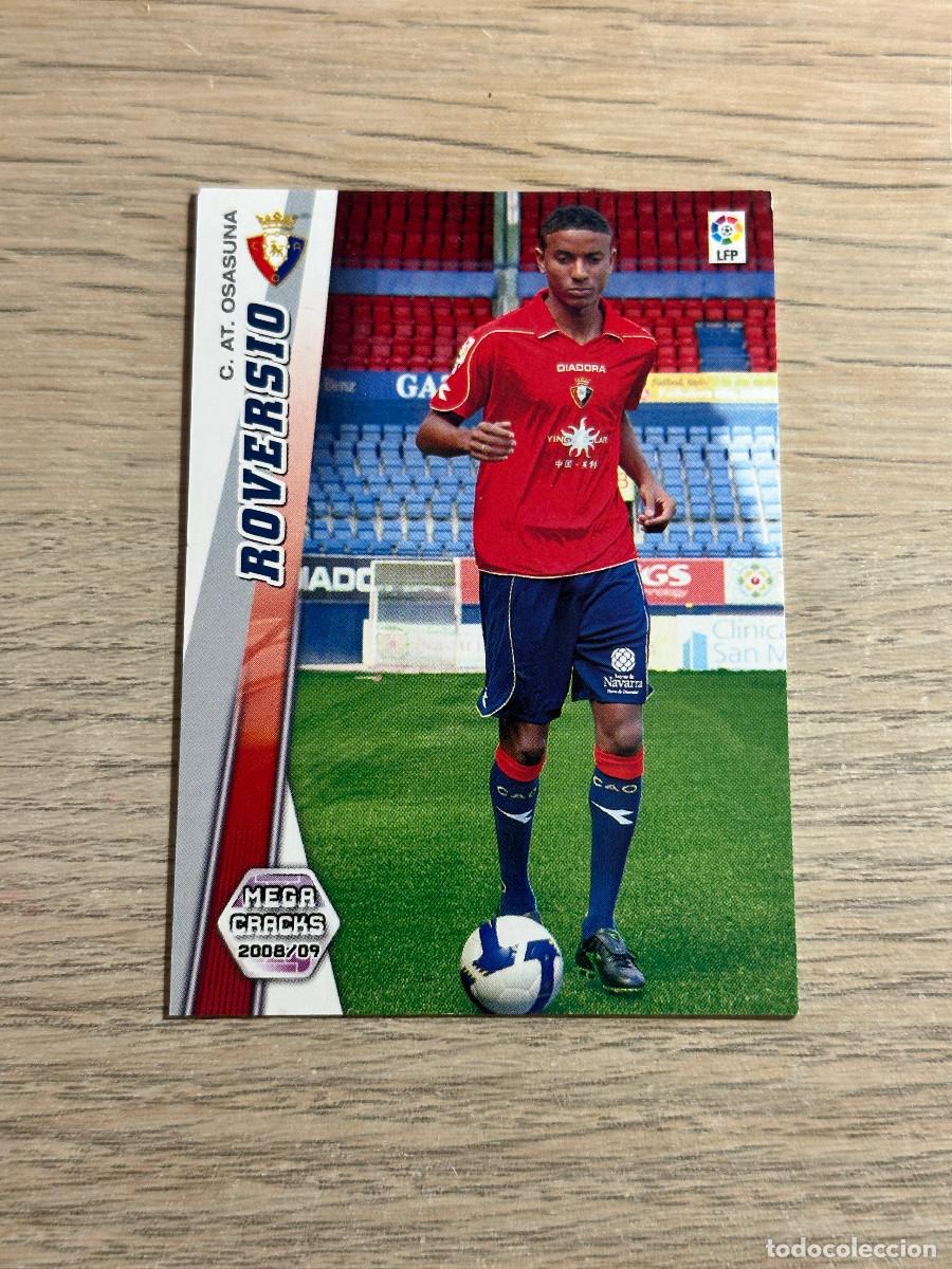Cromos de F&uacute;tbol: 220 BIS ROVERSIO OSASUNA MEGACRACKS LIGA 2008 2009 PANINI 08 09