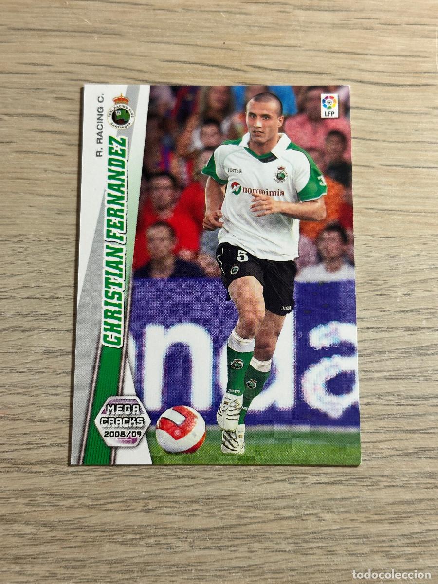 Cromos de F&uacute;tbol: 239 BIS CHRISTIAN FERNANDEZ RACING NUEVA FICHA MEGACRACKS LIGA 2008 2009 PANINI 08 09