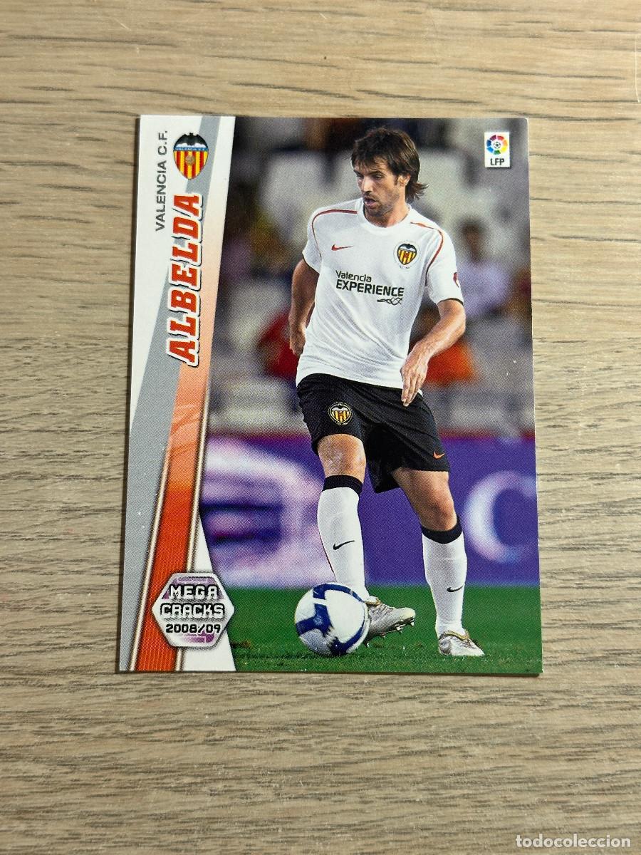 Cromos de Futebol: 317 BIS ALBELDA VALENCIA NUEVA FICHA MEGACRACKS LIGA 2008 2009 PANINI 08 09