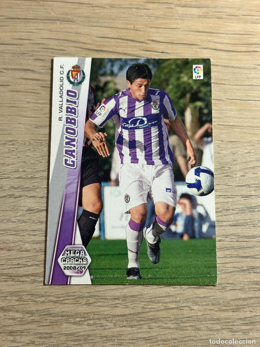 Cromos de Futebol: 336 BIS CANOBBIO VALLADOLID NUEVA FICHA MEGACRACKS LIGA 2008 2009 PANINI 08 09