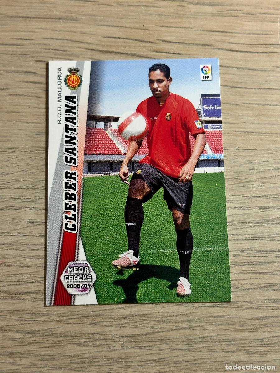 Cromos de Futebol: 190 BIS CLEBER SANTANA MALLORCA NUEVA FICHA MEGACRACKS LIGA 2008 2009 PANINI 08 09
