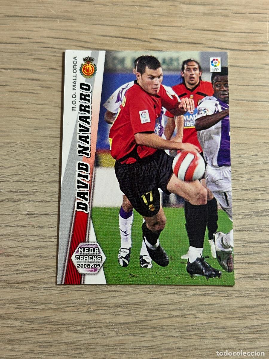 Cromos de F&uacute;tbol: 184 BIS DAVID NAVARRO MALLORCA NUEVA FICHA MEGACRACKS LIGA 2008 2009 PANINI 08 09