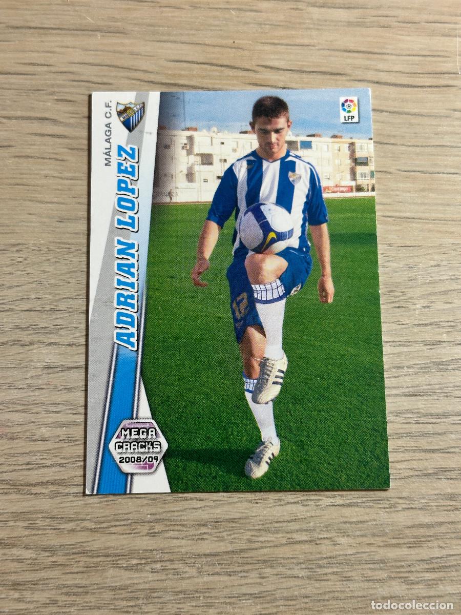 Fu&szlig;ball-Sticker: 180 BIS ADRIAN LOPEZ MALAGA NUEVA FICHA MEGACRACKS LIGA 2008 2009 PANINI 08 09