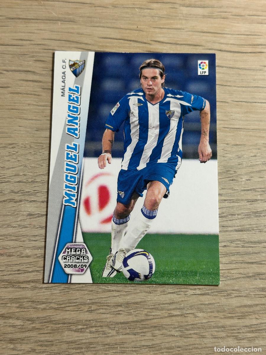 Cromos de F&uacute;tbol: 171 BIS MIGUEL ANGEL MALAGA NUEVA FICHA MEGACRACKS LIGA 2008 2009 PANINI 08 09