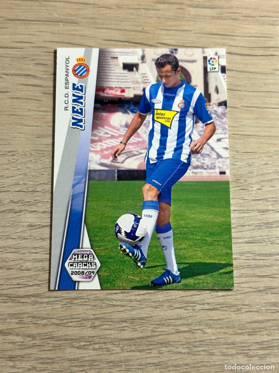 Cromos de F&uacute;tbol: 122 BIS NENE ESPAYOL NUEVA FICHA MEGACRACKS LIGA 2008 2009 PANINI 08 09