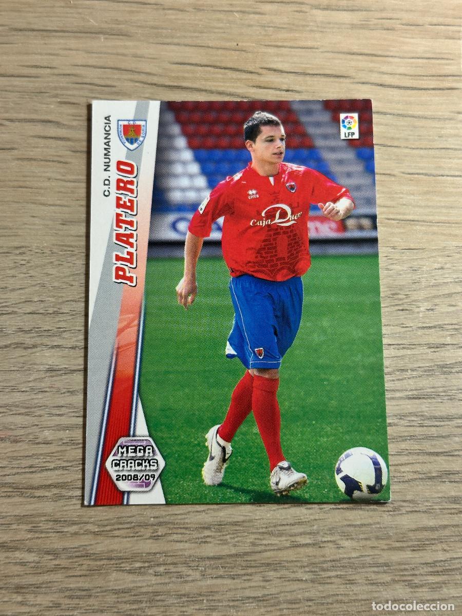 Cromos de F&uacute;tbol: 216 PLATERO NUMANCIA MEGACRACKS LIGA 2008 2009 PANINI 08 09
