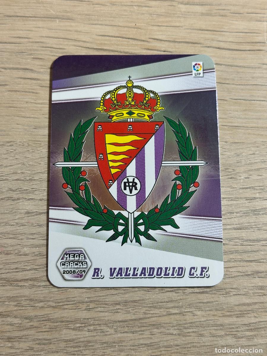 Cromos de F&uacute;tbol: 325 ESCUDO VALLADOLID MEGACRACKS LIGA 2008 2009 PANINI 08 09