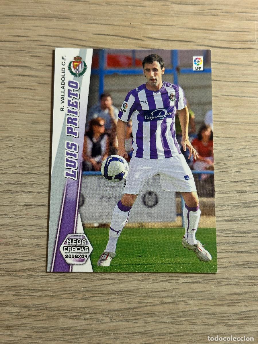 Cromos de F&uacute;tbol: 328 LUIS PRIETO VALLADOLID MEGACRACKS LIGA 2008 2009 PANINI 08 09