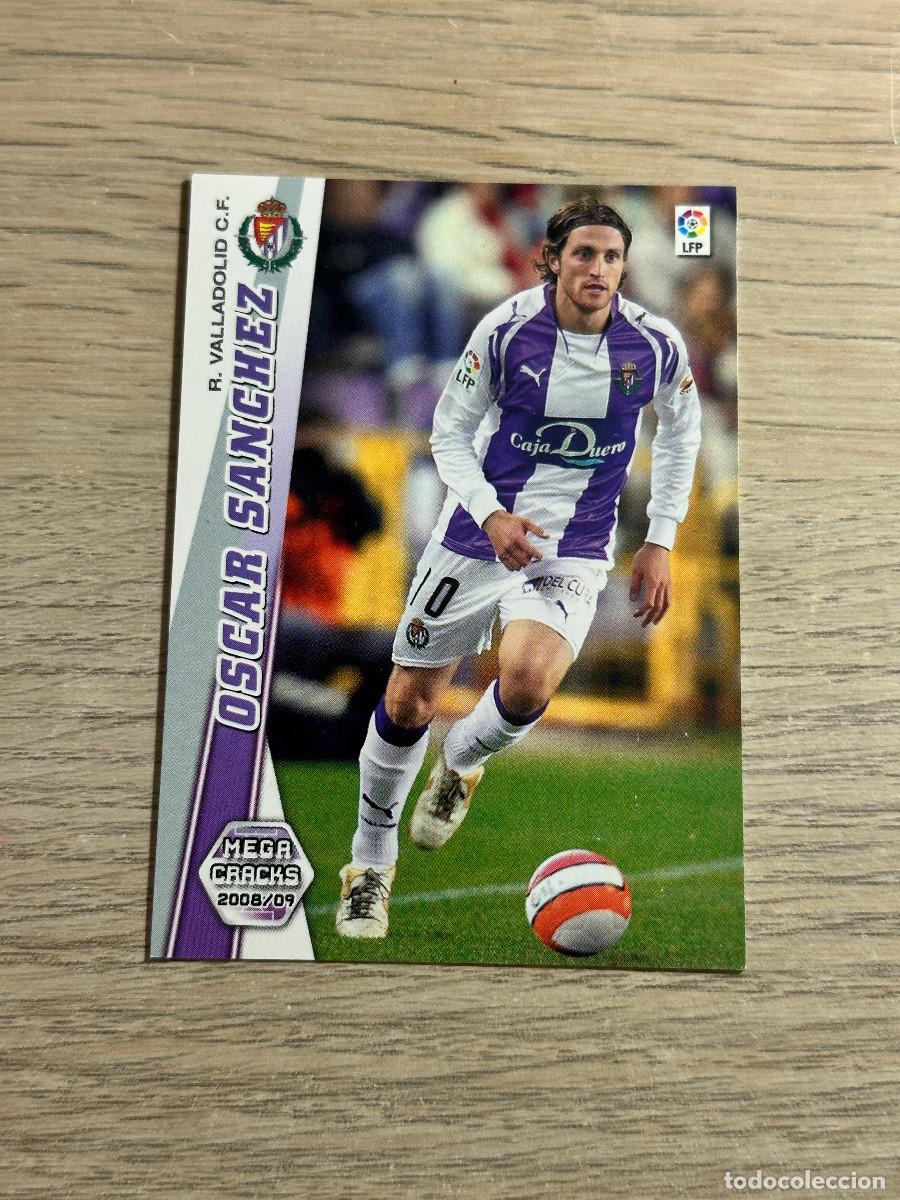 Cromos de F&uacute;tbol: 332 OSCAR SANCHEZ VALLADOLID MEGACRACKS LIGA 2008 2009 PANINI 08 09