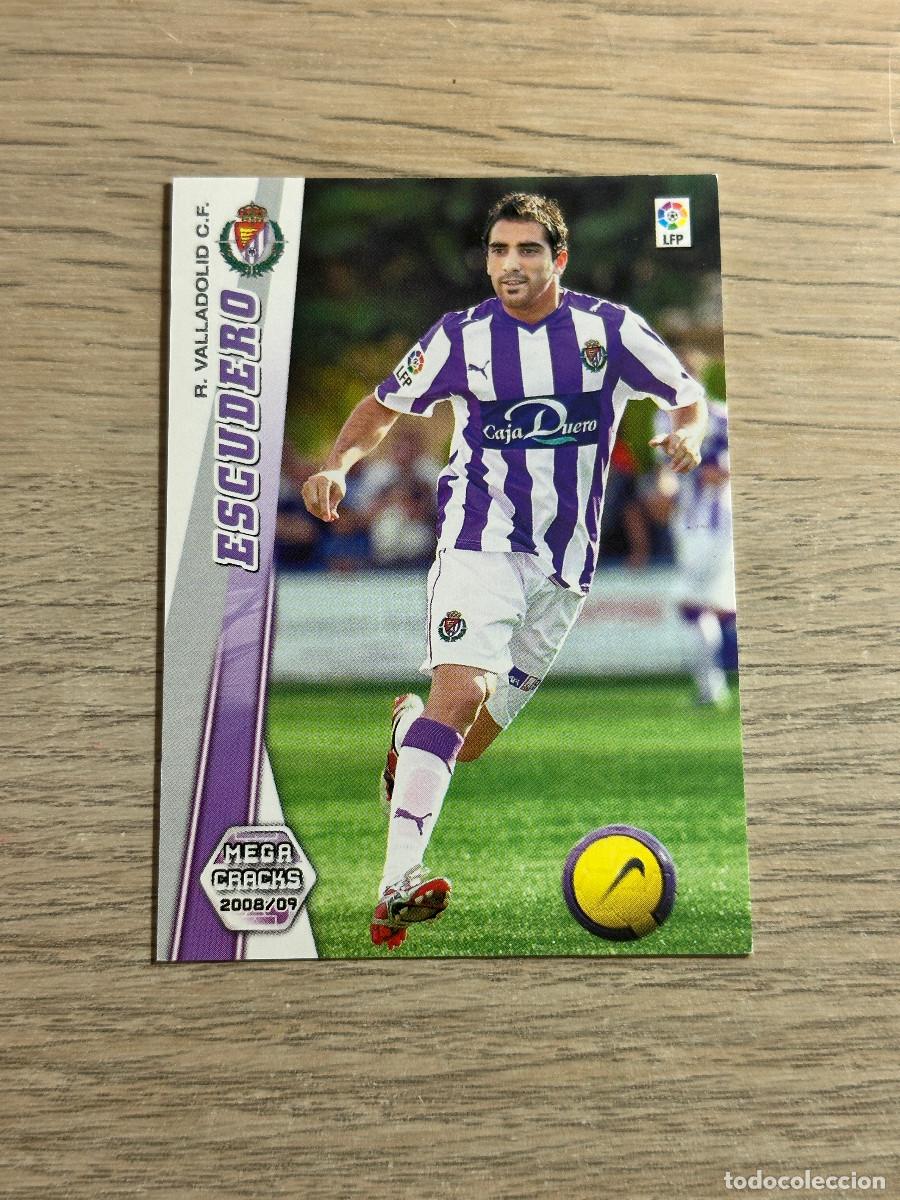 Cromos de F&uacute;tbol: 339 ESCUDERO VALLADOLID MEGACRACKS LIGA 2008 2009 PANINI 08 09