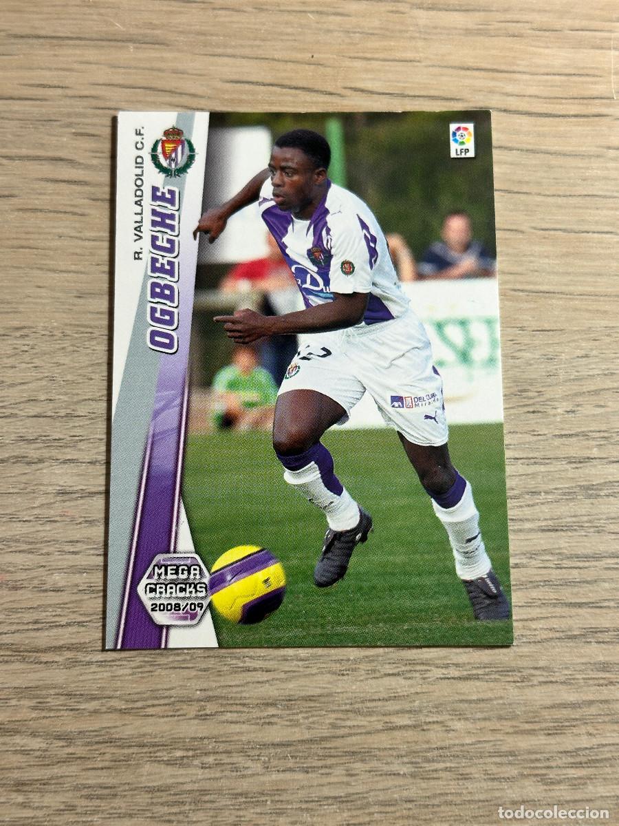 Cromos de F&uacute;tbol: 341 OGBECHE VALLADOLID MEGACRACKS LIGA 2008 2009 PANINI 08 09