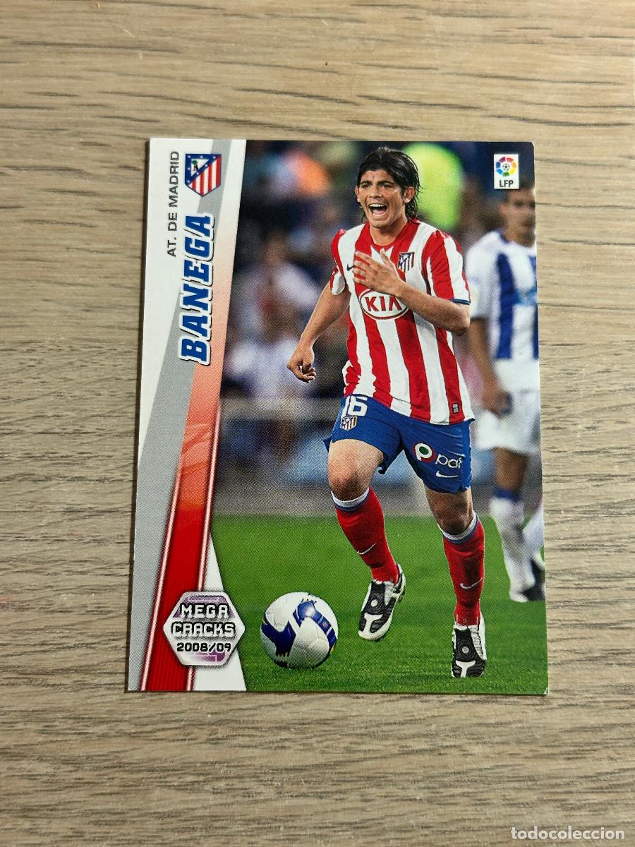 Cromos de F&uacute;tbol: 470 BANEGA NUEVO FICHAJE ATLETICO DE MADRID MEGACRACKS LIGA 2008 2009 PANINI 08 09