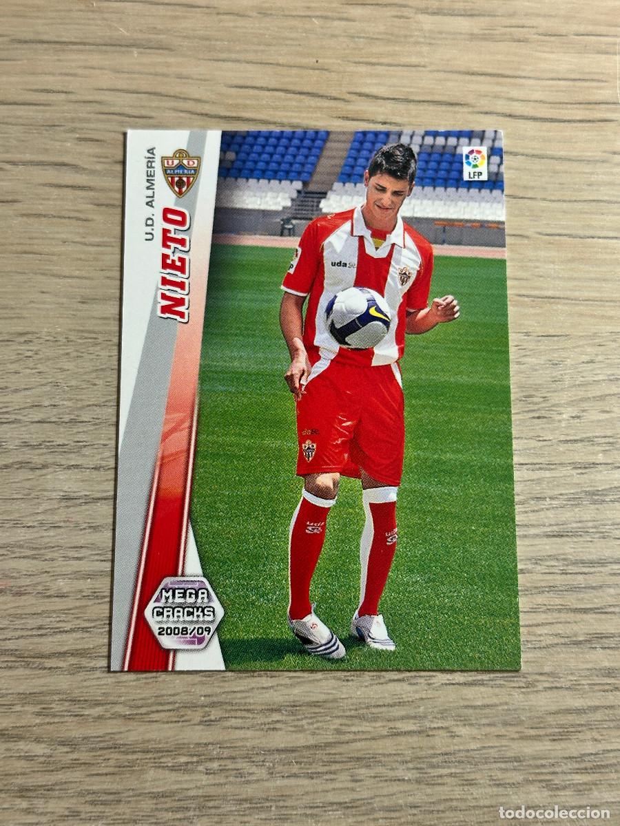 Cromos de F&uacute;tbol: 472 NIETO NUEVO FICHAJE ALMERIA MEGACRACKS LIGA 2008 2009 PANINI 08 09