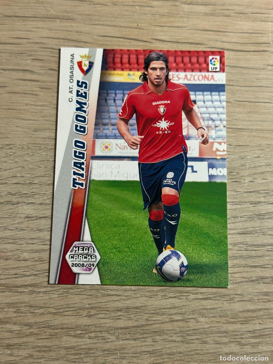 Cromos de F&uacute;tbol: 478 TIAGO GOMES NUEVO FICHAJE OSASUNA MEGACRACKS LIGA 2008 2009 PANINI 08 09