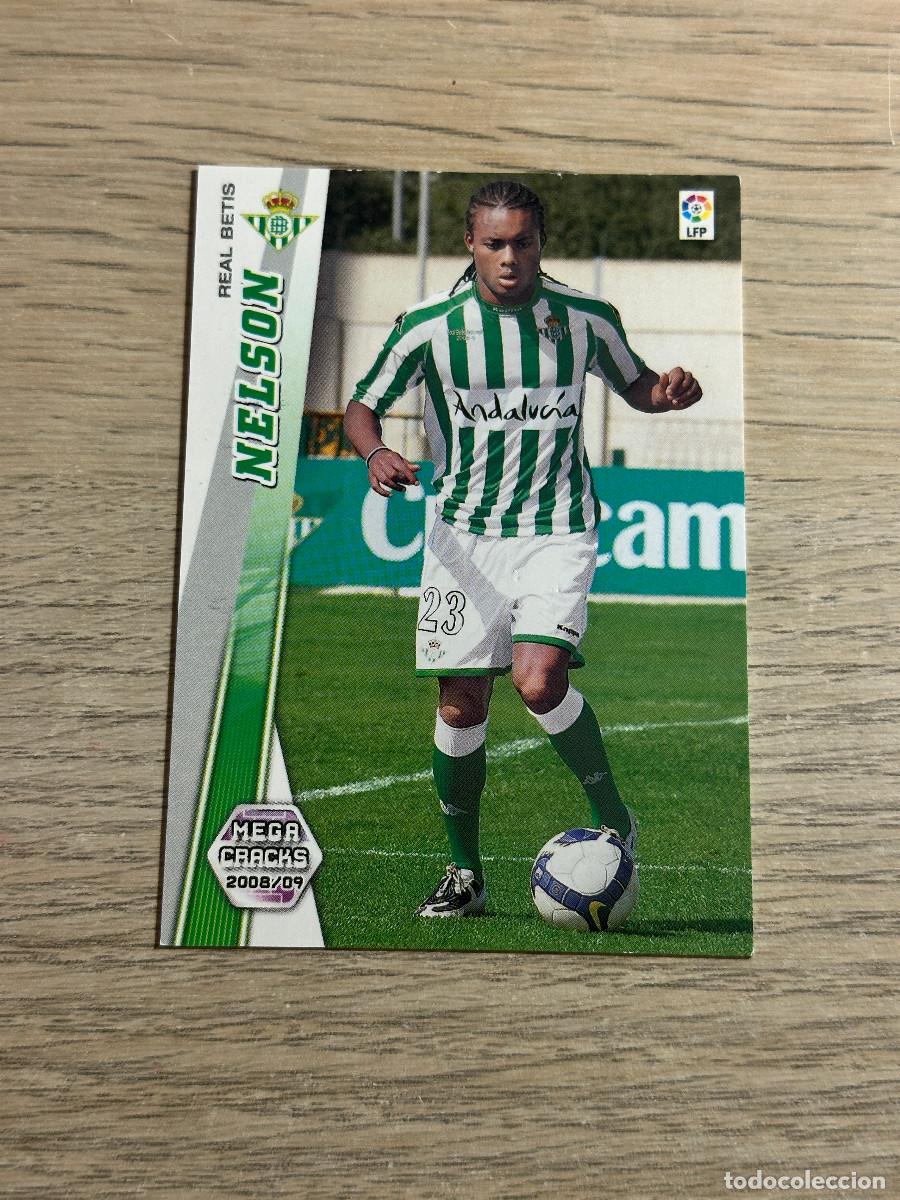 Cromos de F&uacute;tbol: 479 NELSON NUEVO FICHAJE BETIS MEGACRACKS LIGA 2008 2009 PANINI 08 09