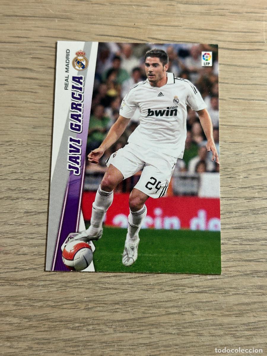 Cromos de F&uacute;tbol: 480 JAVI GARCIA NUEVO FICHAJE REAL MADRID MEGACRACKS LIGA 2008 2009 PANINI 08 09