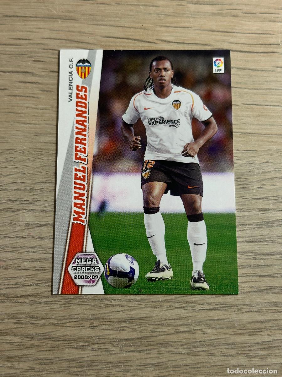 Cromos de F&uacute;tbol: 481 MANUEL FERNANDES NUEVO FICHAJE VALENCIA MEGACRACKS LIGA 2008 2009 PANINI 08 09