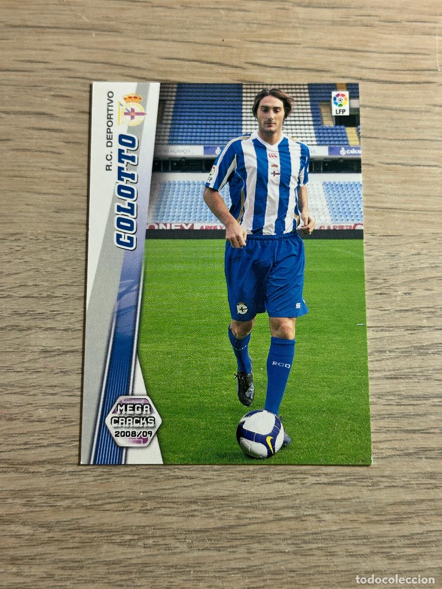 Figurine di Calcio: 485 COLOTTO NUEVO FICHAJE DEPORTIVO MEGACRACKS LIGA 2008 2009 PANINI 08 09