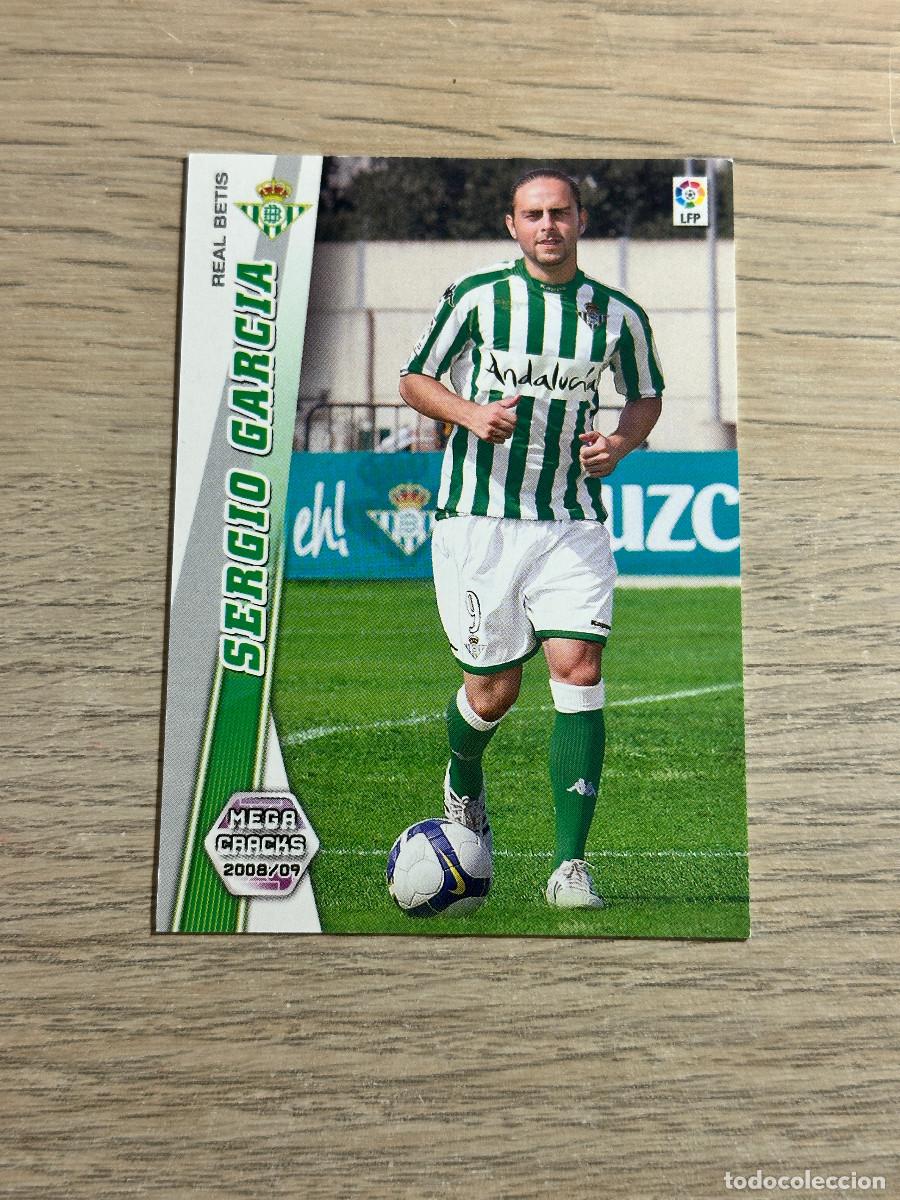 Figurine di Calcio: 488 SERGIO GARCIA NUEVO FICHAJE BETIS MEGACRACKS LIGA 2008 2009 PANINI 08 09