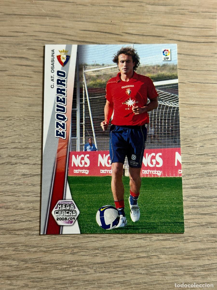 Cartes &agrave; collectionner de Football: 466 EZQUERRO NUEVO FICHAJE OSASUNA MEGACRACKS LIGA 2008 2009 PANINI 08 09