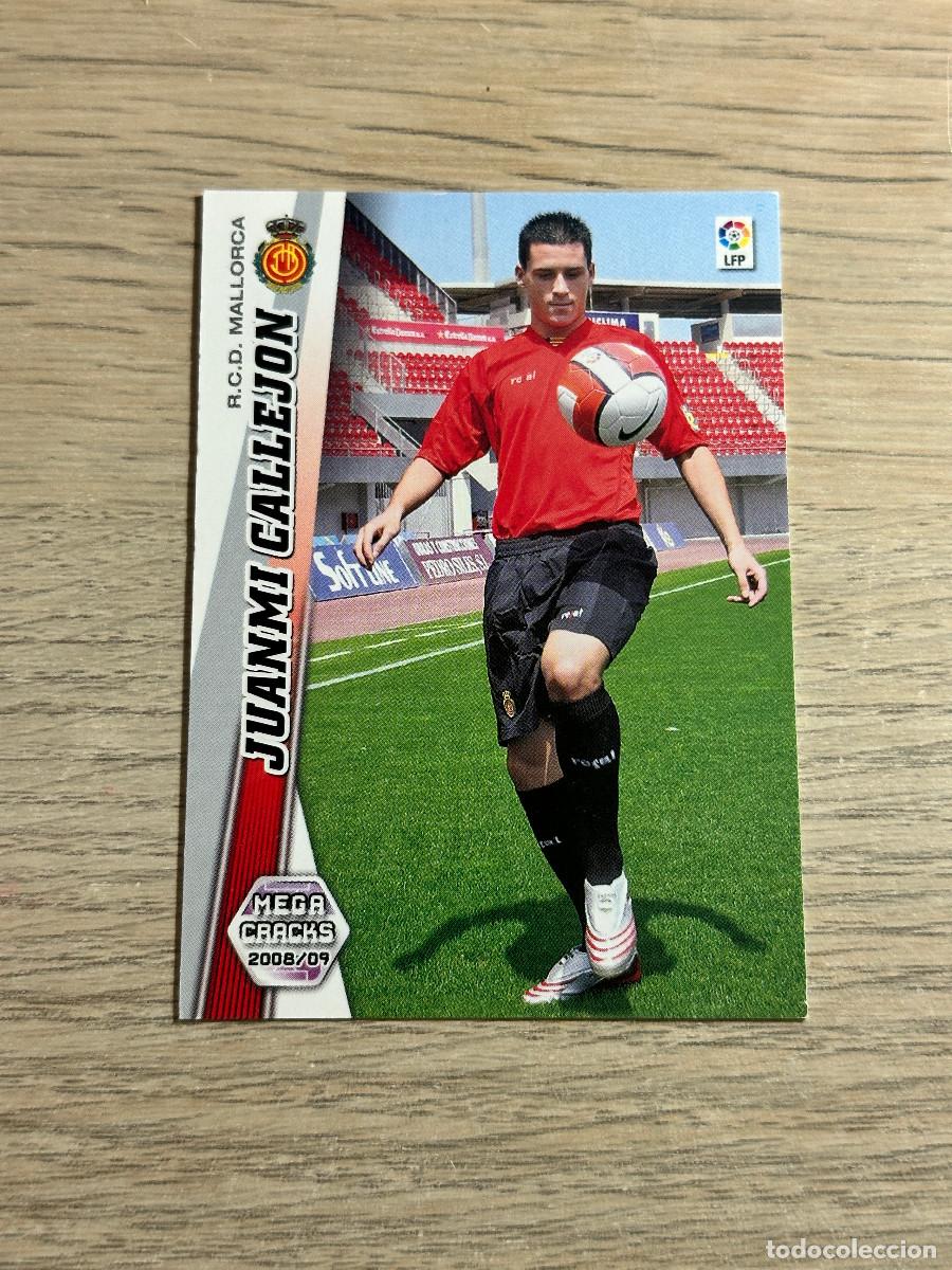 Cartes &agrave; collectionner de Football: 465 JUANMI CALLEJON NUEVO FICHAJE MALLORCA MEGACRACKS LIGA 2008 2009 PANINI 08 09