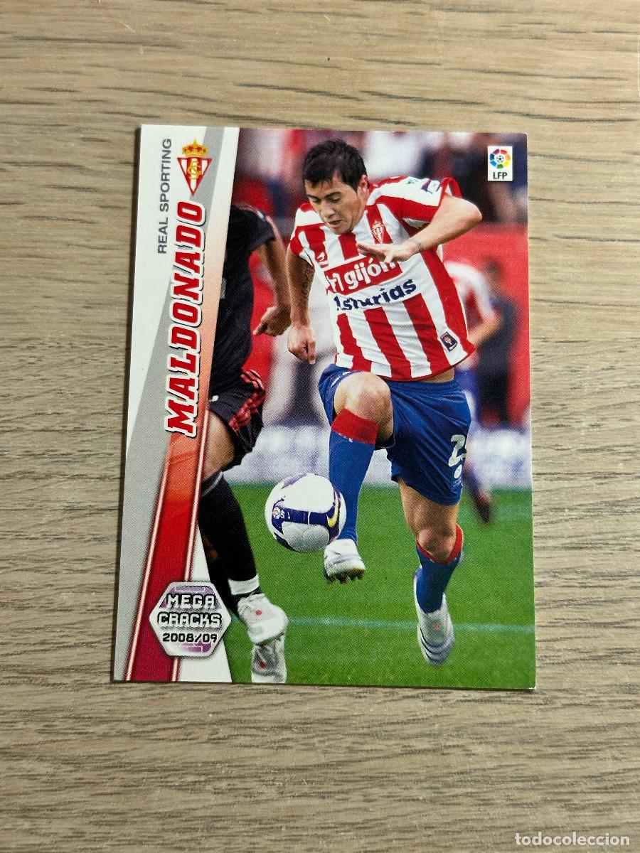 Cromos de F&uacute;tbol: 463 MALDONADO NUEVO FICHAJE SPORTING MEGACRACKS LIGA 2008 2009 PANINI 08 09