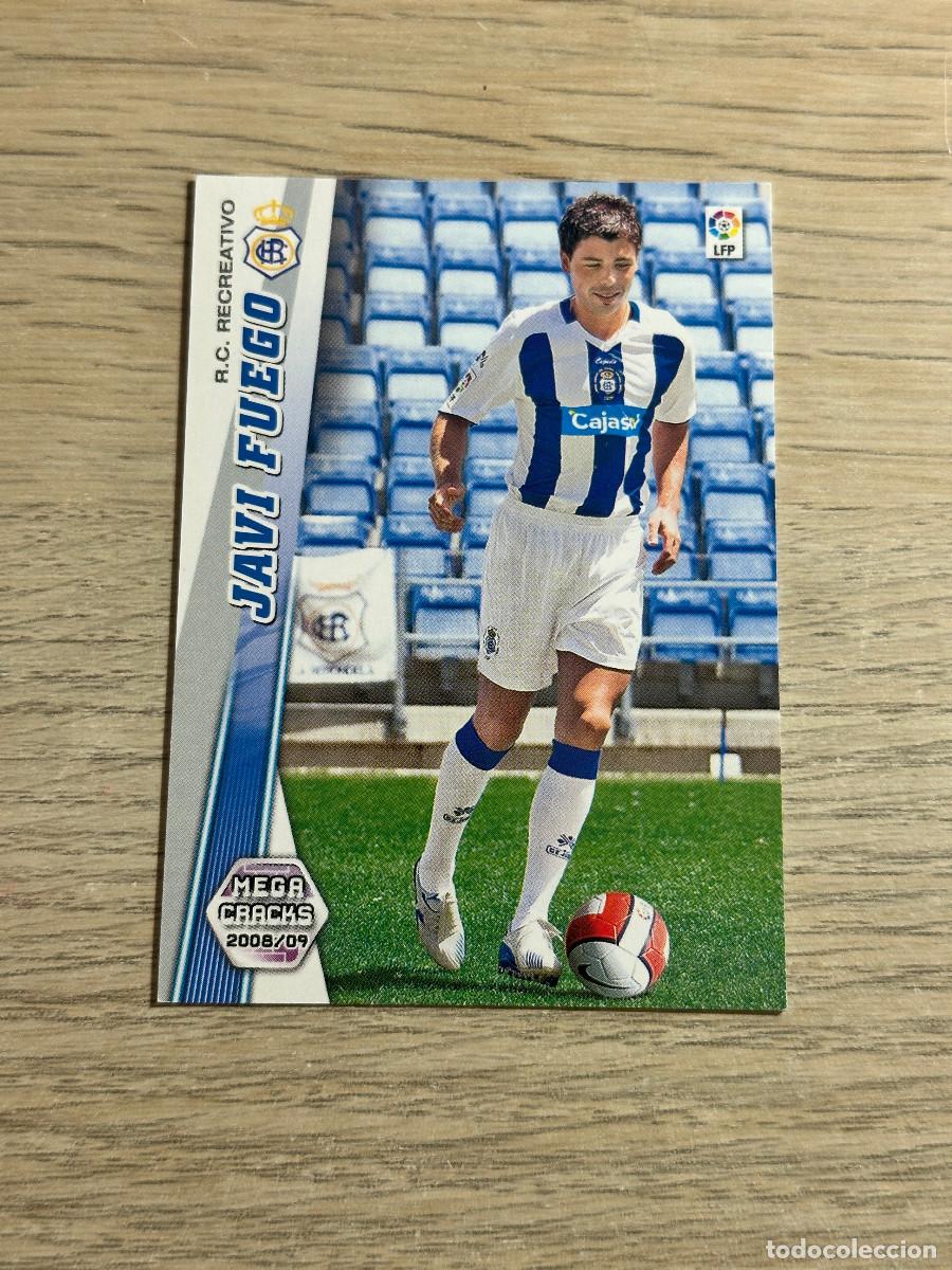 Cromos de F&uacute;tbol: 459 JAVI FUEGO NUEVO FICHAJE RECREATIVO MEGACRACKS LIGA 2008 2009 PANINI 08 09
