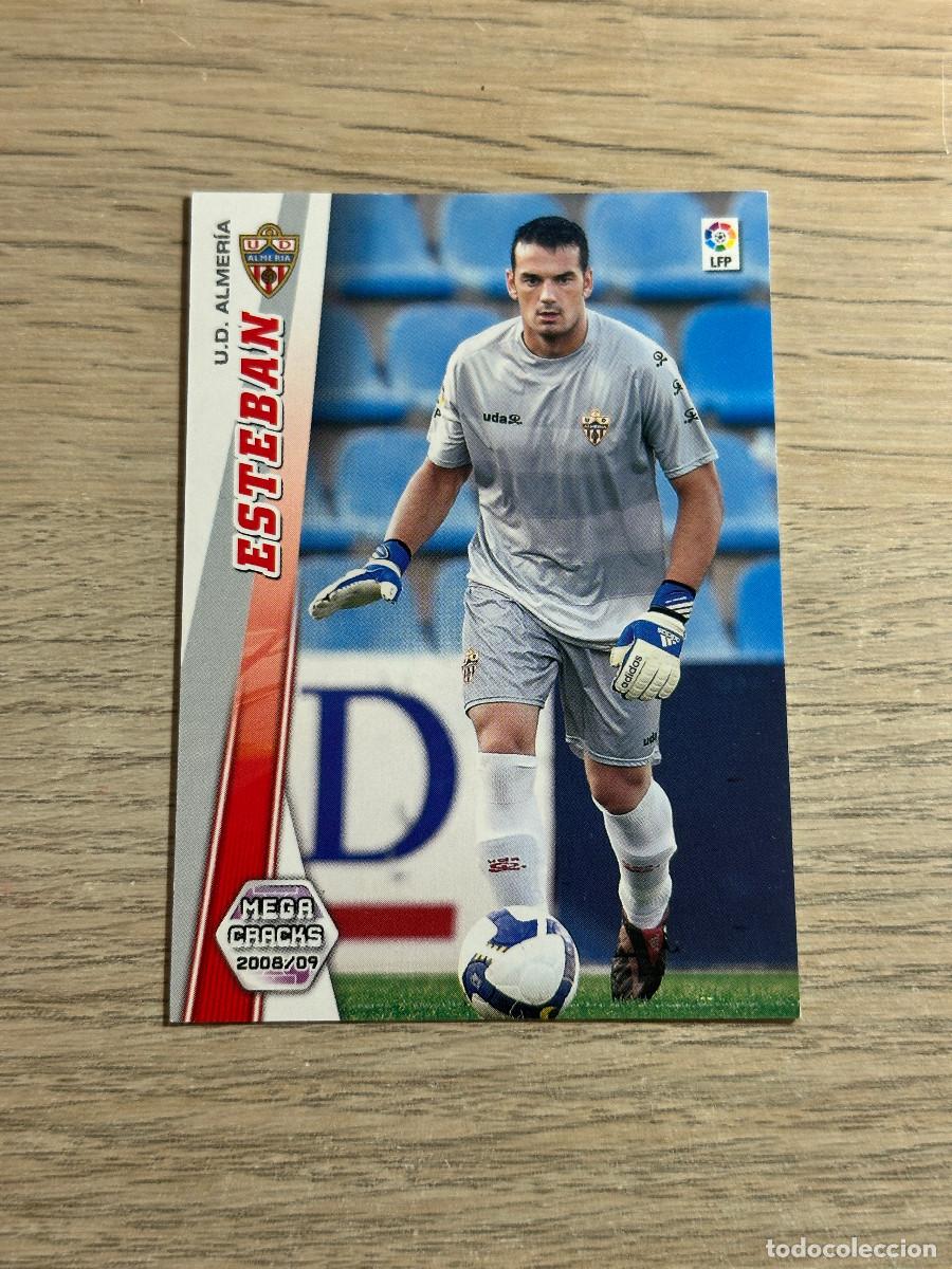 Cromos de F&uacute;tbol: 458 ESTEBAN NUEVO FICHAJE ALMERIA MEGACRACKS LIGA 2008 2009 PANINI 08 09