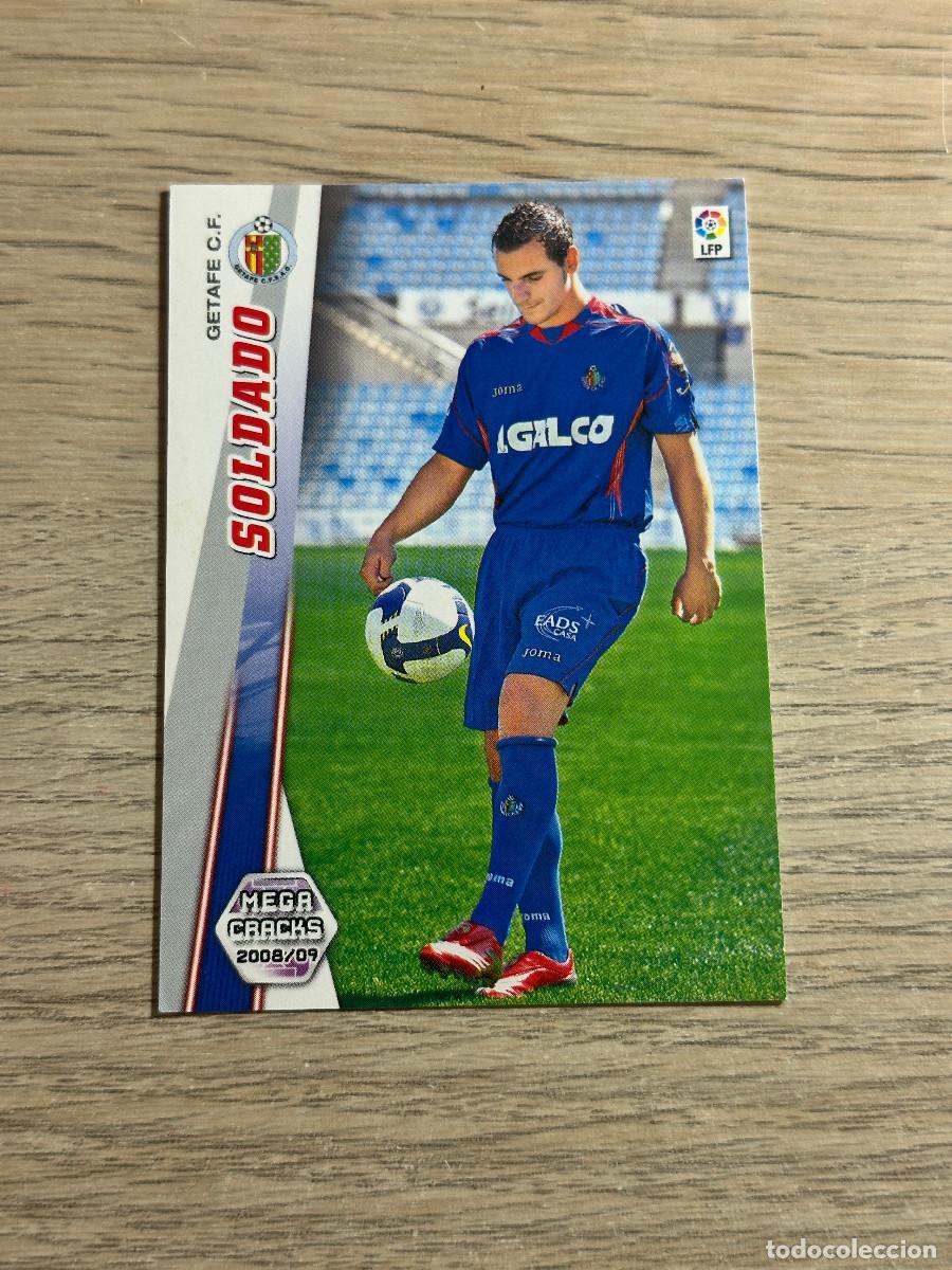 Cromos de F&uacute;tbol: 456 SOLDADO NUEVO FICHAJE GETAFE MEGACRACKS LIGA 2008 2009 PANINI 08 09