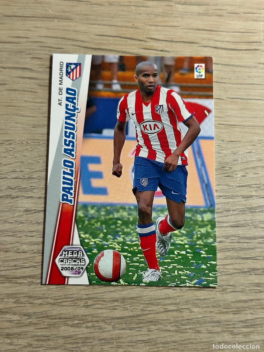 Cromos de F&uacute;tbol: 455 PAULO ASSUN&Ccedil;AO NUEVO FICHAJE ATLETICO DE MADRID MEGACRACKS LIGA 2008 2009 PANINI 08 09