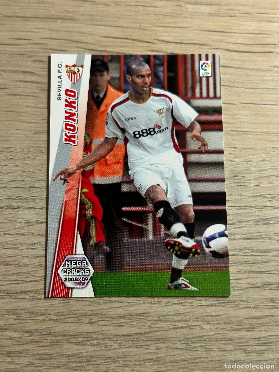 Cromos de F&uacute;tbol: 453 KONKO NUEVO FICHAJE SEVILLA MEGACRACKS LIGA 2008 2009 PANINI 08 09