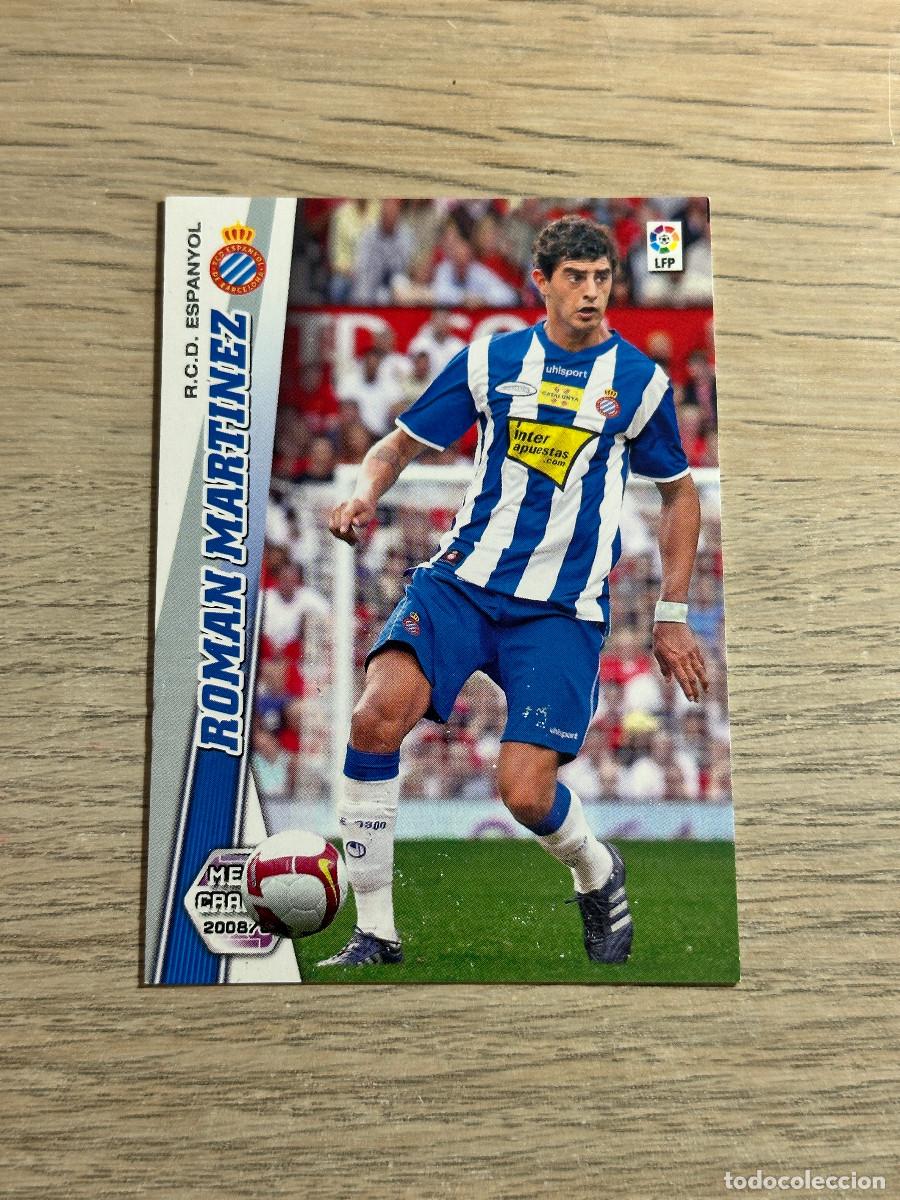 Cartes &agrave; collectionner de Football: 452 ROMAN MARTINEZ NUEVO FICHAJE ESPANYOL MEGACRACKS LIGA 2008 2009 PANINI 08 09