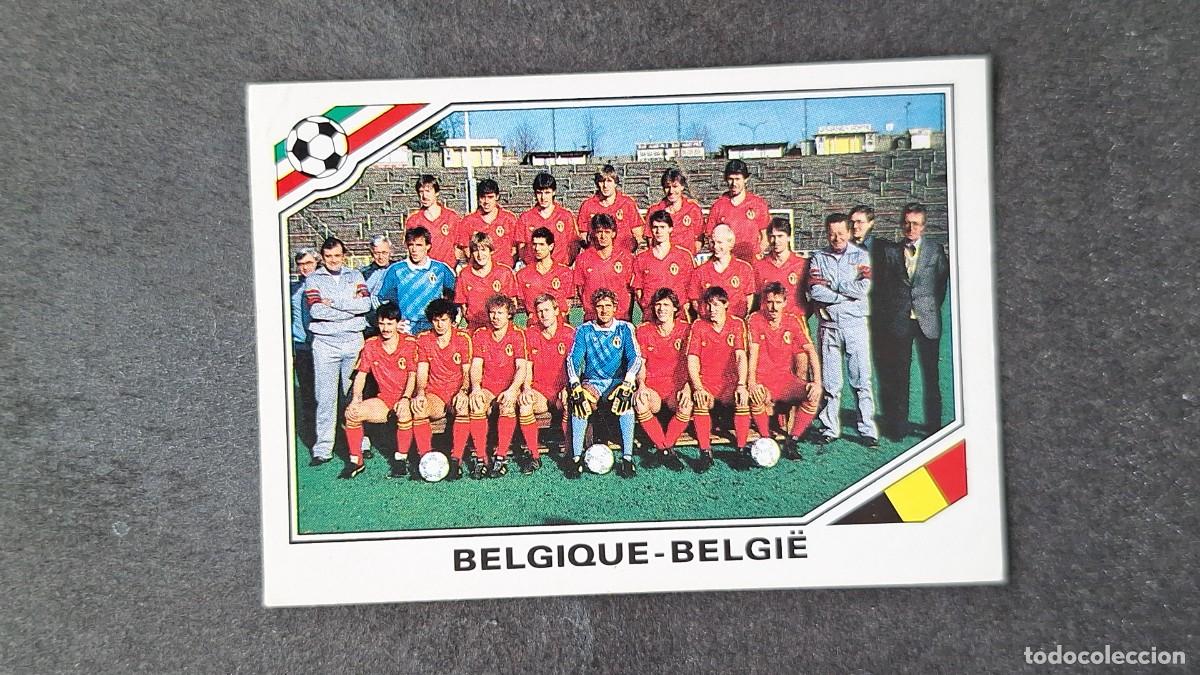 Cartes &agrave; collectionner de Football: L3 EQUIPO SELECCION BELGICA 129 MUNDIAL MEXICO 86 PANINI NUNCA PEGADO SIN PEGAR