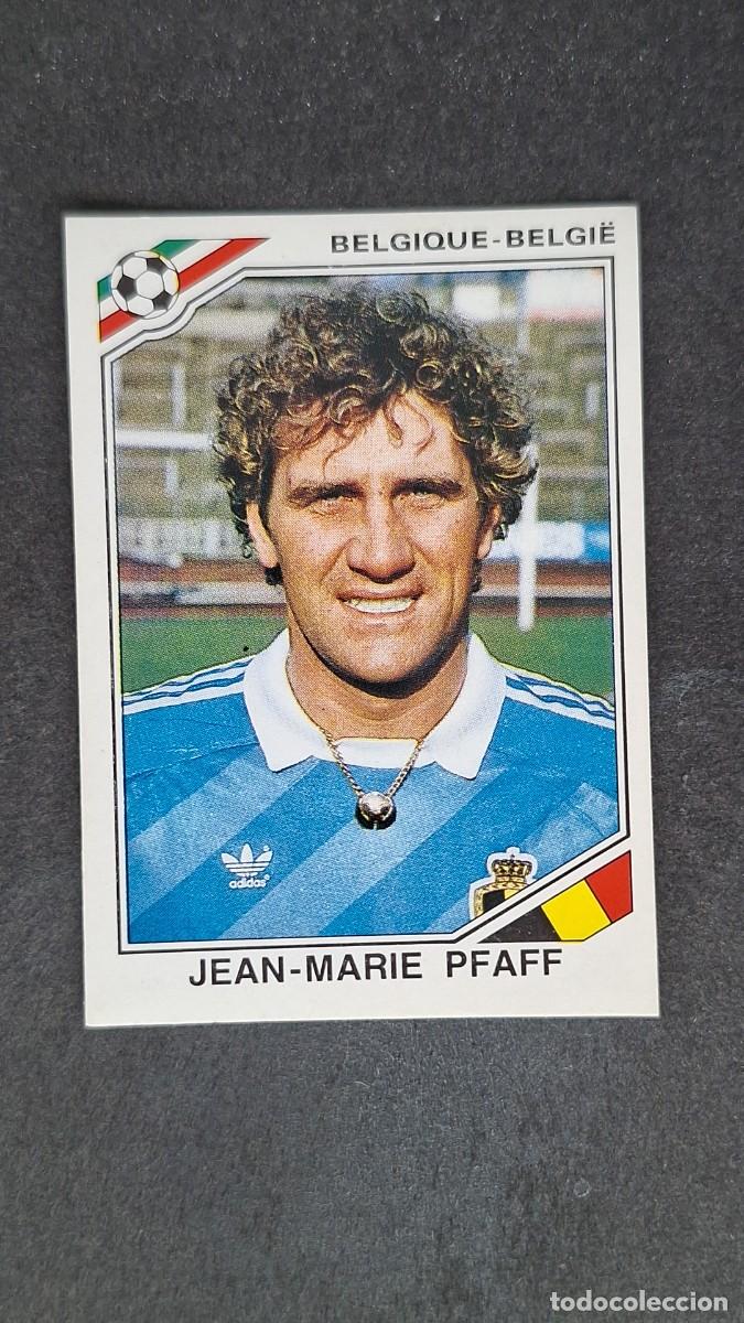 Cartes &agrave; collectionner de Football: L3 JEAN-MARIE PFAFF SELECCION BELGICA 130 MUNDIAL MEXICO 86 PANINI NUNCA PEGADO SIN PEGAR