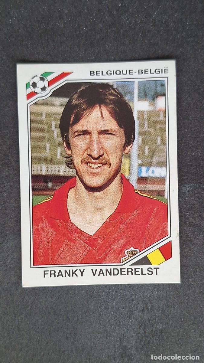 Cartes &agrave; collectionner de Football: L3 FRANKY VANDERELST SELECCION BELGICA 132 MUNDIAL MEXICO 86 PANINI NUNCA PEGADO SIN PEGAR