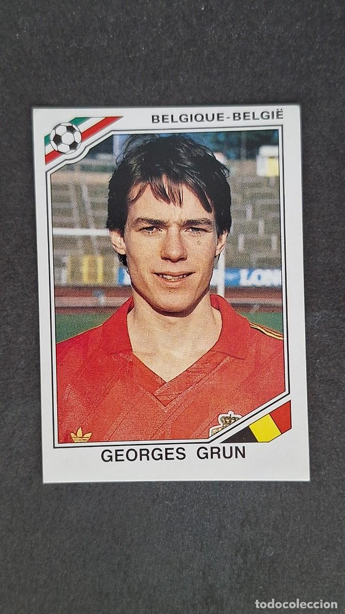 Football Stickers: L3 GEORGES GRUN SELECCION BELGICA 135 MUNDIAL MEXICO 86 PANINI NUNCA PEGADO SIN PEGAR