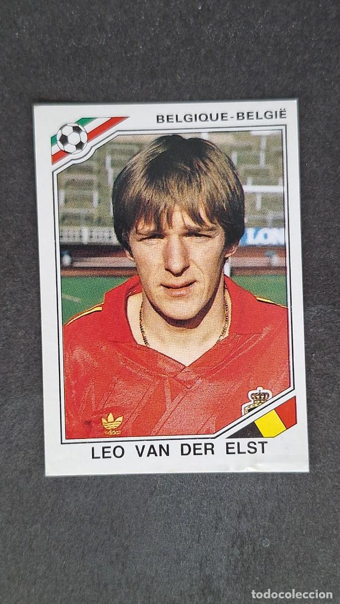 Football Stickers: L3 LEO VAN DER ELST SELECCION BELGICA 136 MUNDIAL MEXICO 86 PANINI NUNCA PEGADO SIN PEGAR