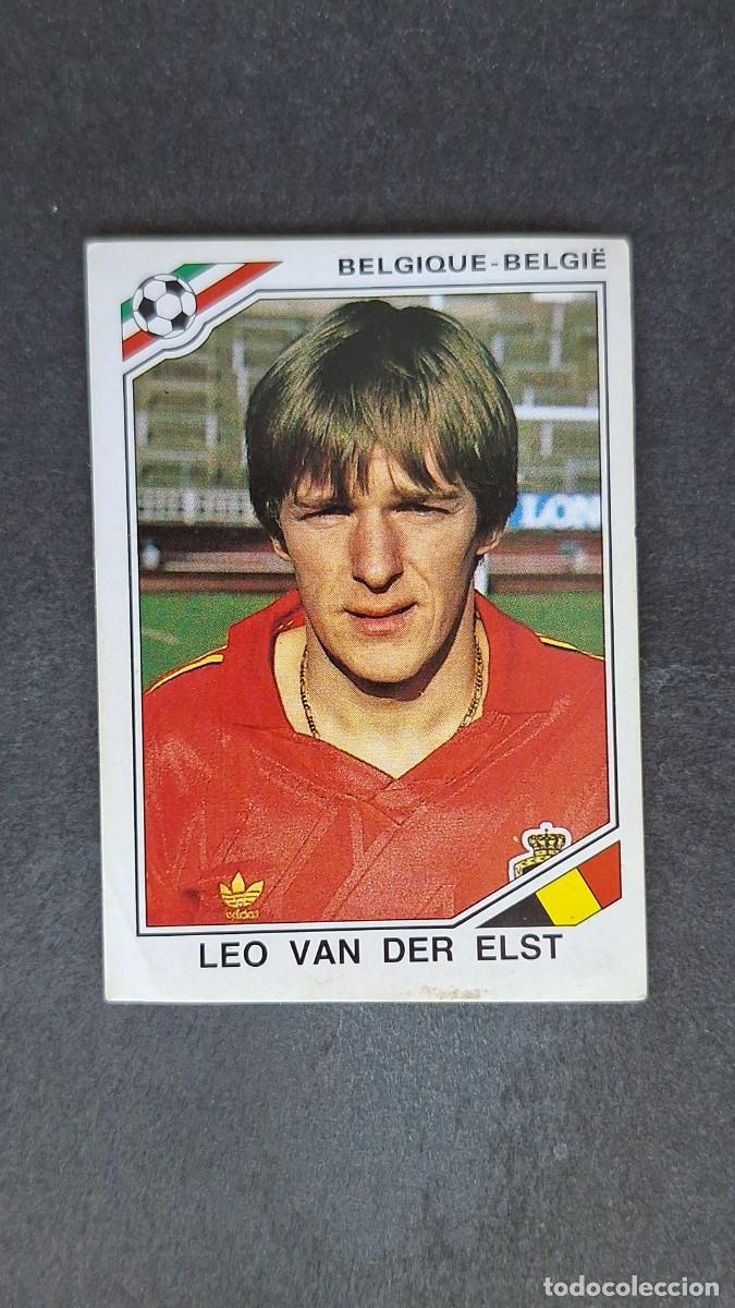 Football Stickers: L3 LEO VAN DER ELST SELECCION BELGICA 136 MUNDIAL MEXICO 86 PANINI NUNCA PEGADO SIN PEGAR