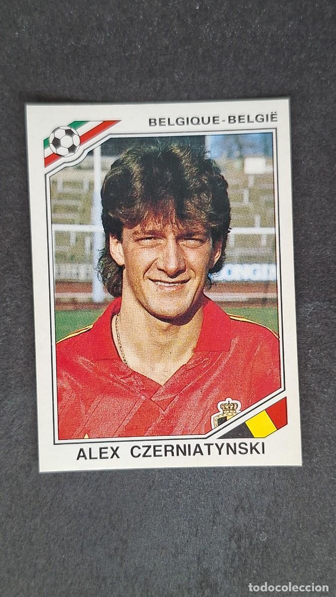 Football Stickers: L3 ALEX CZERNIATYNSKI SELECCION BELGICA 143 MUNDIAL MEXICO 86 PANINI NUNCA PEGADO SIN PEGAR
