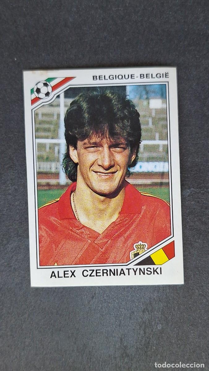 Football Stickers: L3 ALEX CZERNIATYNSKI SELECCION BELGICA 143 MUNDIAL MEXICO 86 PANINI NUNCA PEGADO SIN PEGAR