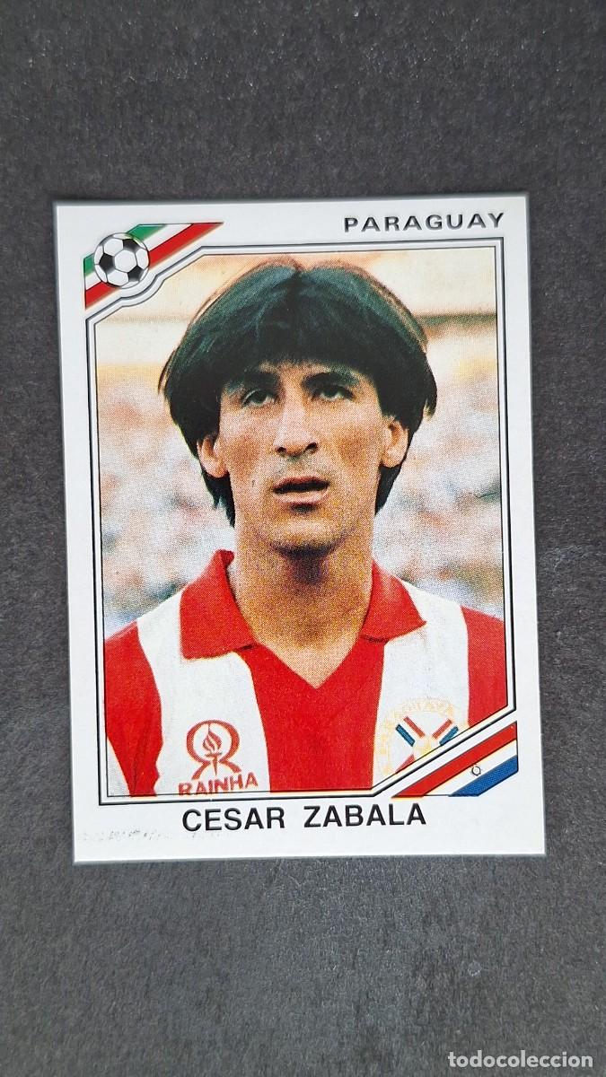 Figurine di Calcio: L3 CESAR ZABALA SELECCION PARAGUAY 151 MUNDIAL MEXICO 86 PANINI NUNCA PEGADO SIN PEGAR