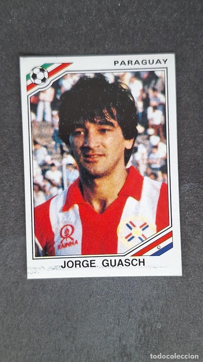 Figurine di Calcio: L3 JORGE GUASCH SELECCION PARAGUAY 155 MUNDIAL MEXICO 86 PANINI NUNCA PEGADO SIN PEGAR