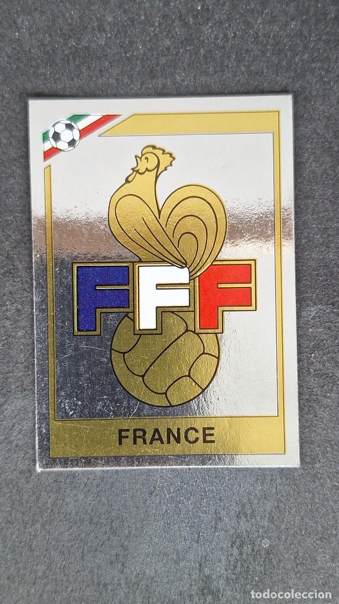 Cartes &agrave; collectionner de Football: L3 ESCUDO SELECCION FRANCIA 164 MUNDIAL MEXICO 86 PANINI NUNCA PEGADO SIN PEGAR