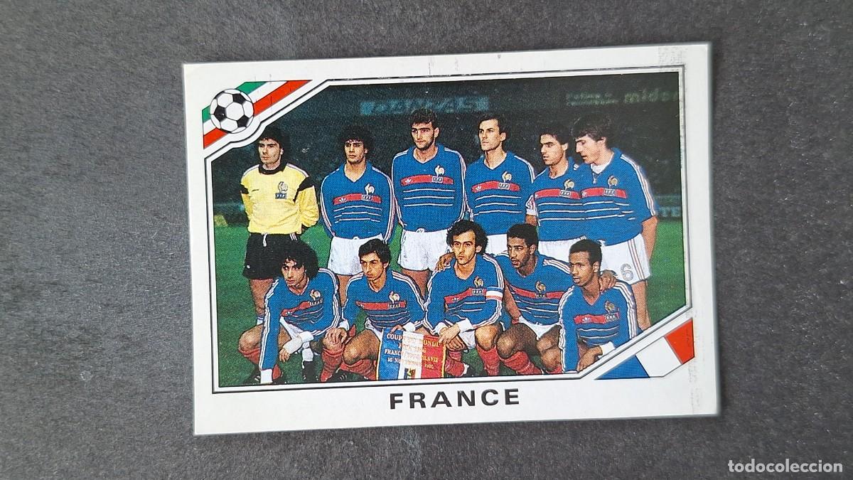 Cartes &agrave; collectionner de Football: L3 EQUIPO SELECCION FRANCIA 165 MUNDIAL MEXICO 86 PANINI NUNCA PEGADO SIN PEGAR