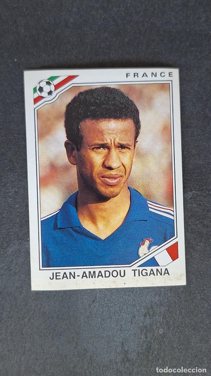 Cromos de F&uacute;tbol: L3 JEAN-AMADOU TIGANA SELECCION FRANCIA 173 MUNDIAL MEXICO 86 PANINI NUNCA PEGADO SIN PEGAR