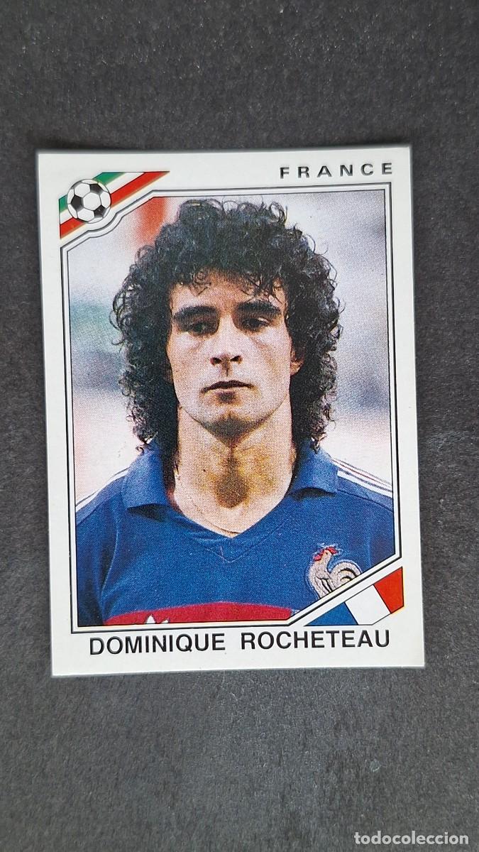 Cartes &agrave; collectionner de Football: L3 DOMINIQUE ROCHETEAU SELECCION FRANCIA 177 MUNDIAL MEXICO 86 PANINI NUNCA PEGADO SIN PEGAR