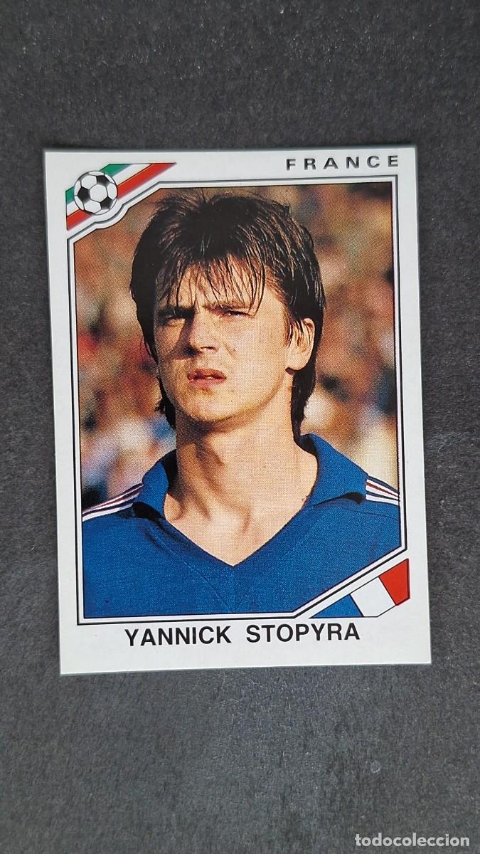 Football Stickers: L3 YANNICK STOPYRA SELECCION FRANCIA 179 MUNDIAL MEXICO 86 PANINI NUNCA PEGADO SIN PEGAR