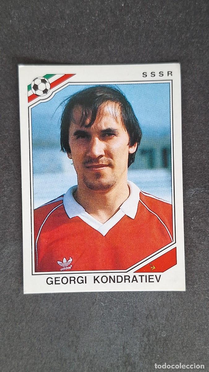 Cromos de Futebol: L3 GEORGI KONDRATIEV SELECCION SSSR 197 MUNDIAL MEXICO 86 PANINI NUNCA PEGADO SIN PEGAR